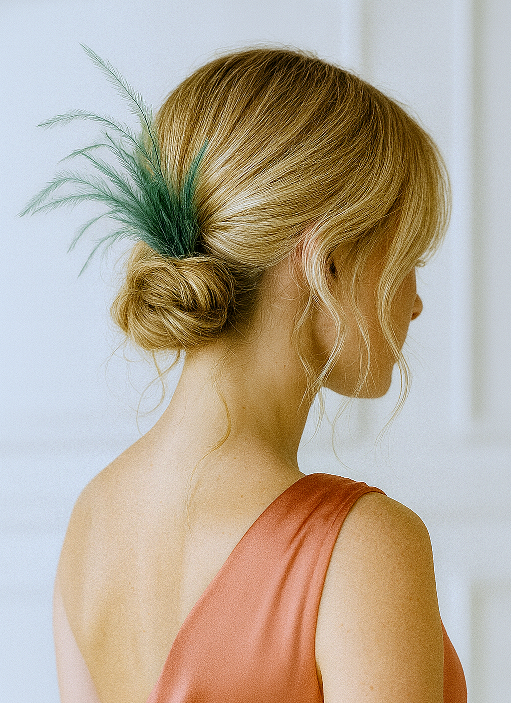 Horquillas con Plumas de Avestruz