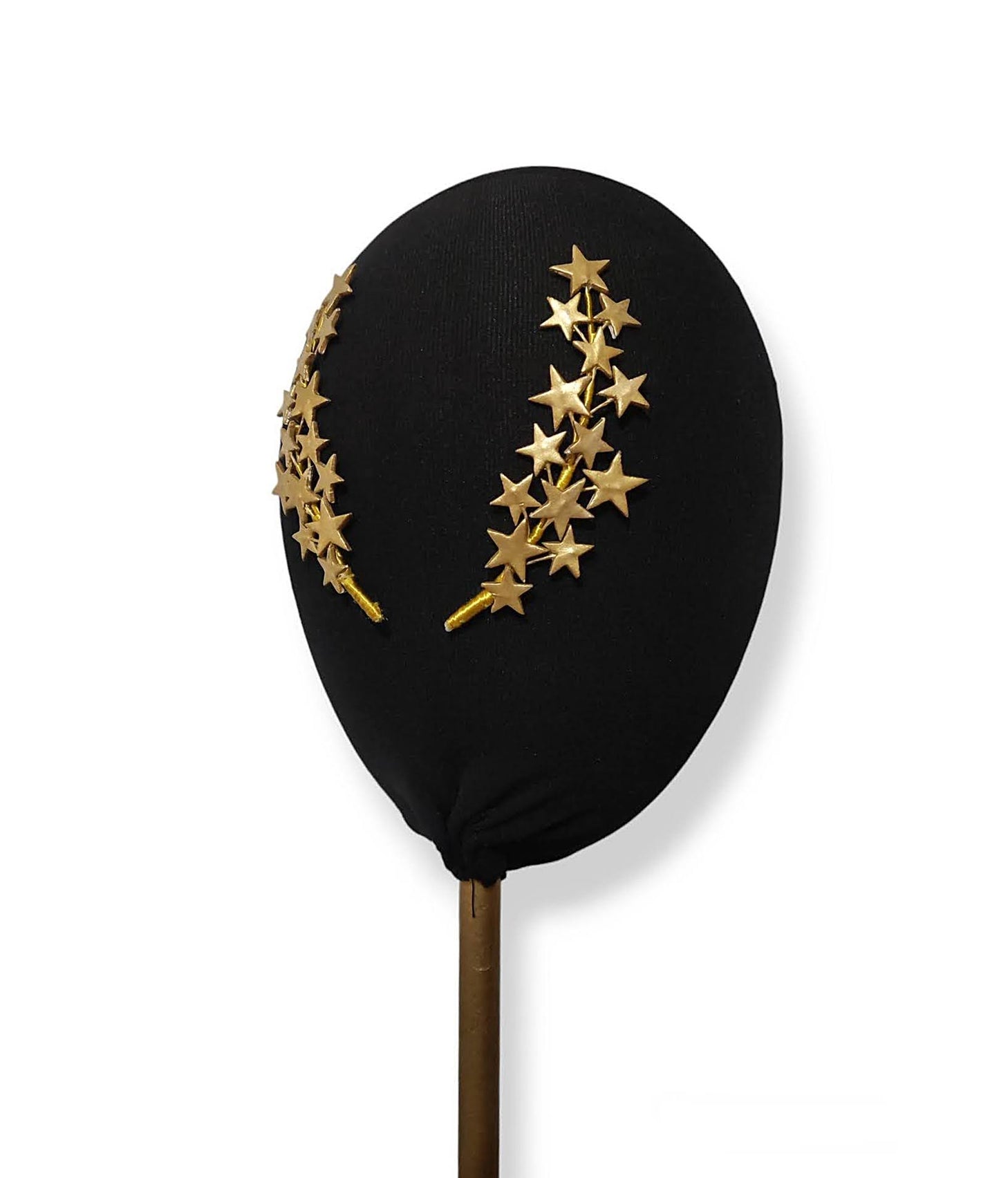 Peinetas de Estrellas Metalizadas en Porcelana