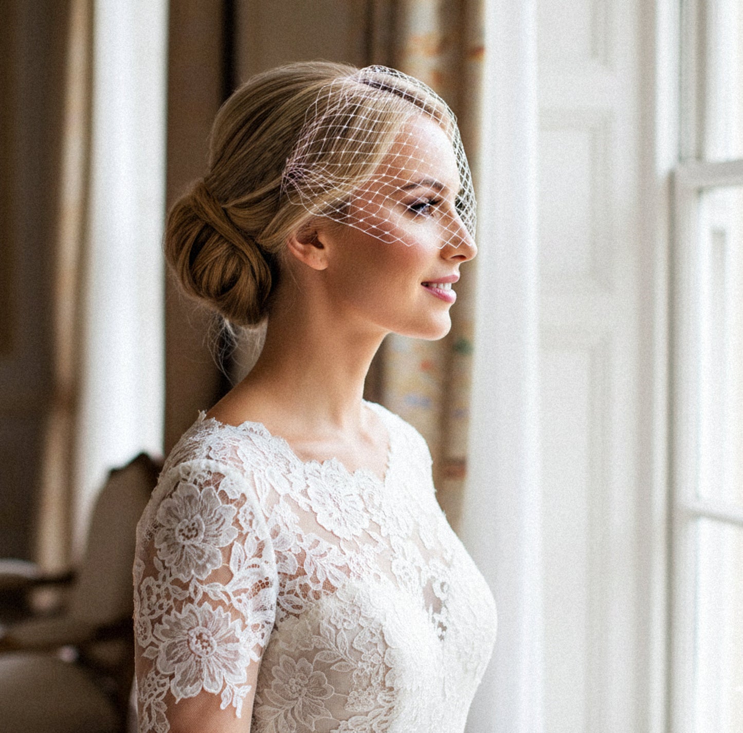 Vintage Style Birdcage Veil for Brides and Guests